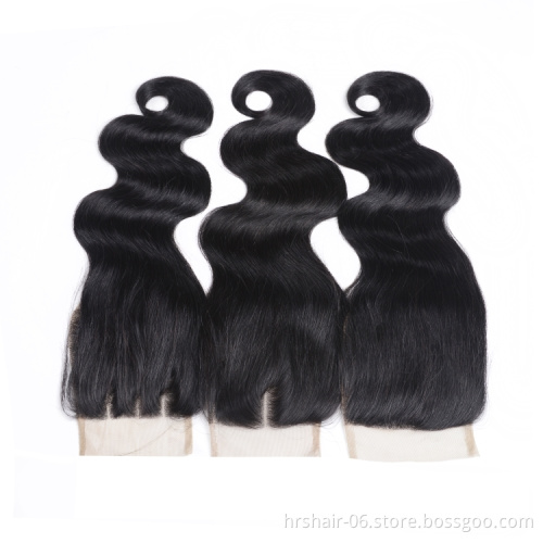 Aliexpress human hair bundles with human hair lace closure Cheap human hair bundle with closure